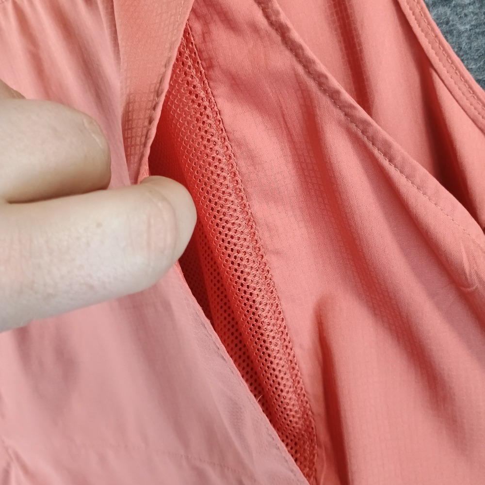 Columbia Kestrel Trail Lite Sleeveless Shirt Womens XXL 2XL Peach Pocket Vented - Picture 8 of 11